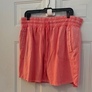 Women's Coral Athletic Pull-On Skort with Drawstring